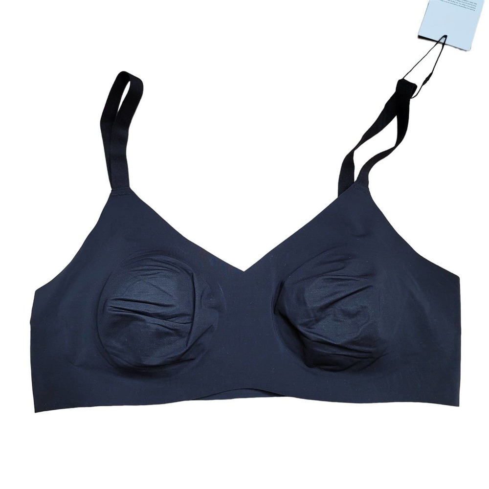 New Knix Padded V-neck Bra Black Size 4